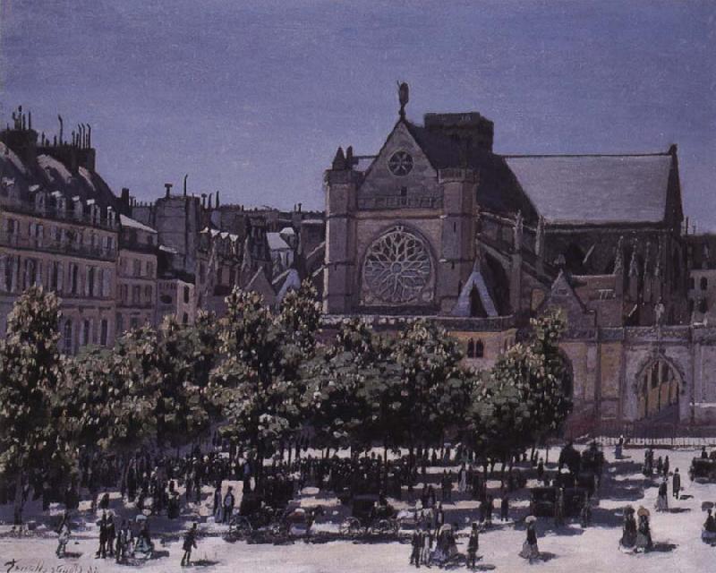 Claude Monet Saint-Germain l-Auxerrois Germany oil painting art